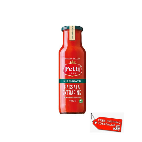 Petti Tomatensauce Petti Passata di pomodoro Il Delicato Tomatenmark  12 x 700g 8003496004073