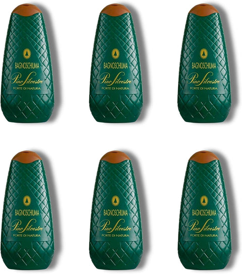 Pino silvestre Duschgel Forte di Natura 750 ml 6x italienisch Original + gratis pelati 400 g