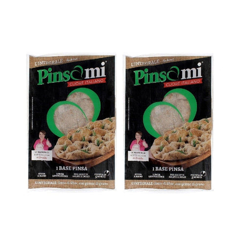 Pinsami cuore italiano Pizza 3x MHD 15/10/2025 Pinsami Pinsa Gourmet Integrale, Vollkorn Pinsa hausgemacht von Benedetta, 2 Stück à 230 Gramm 8055186191044