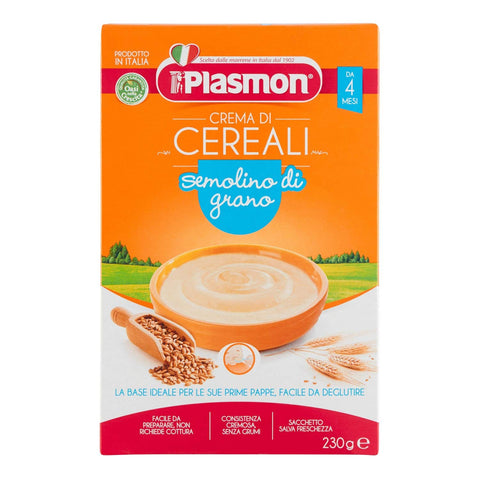 Plasmon 0 Plasmon cereali crema semolino 8001040041000
