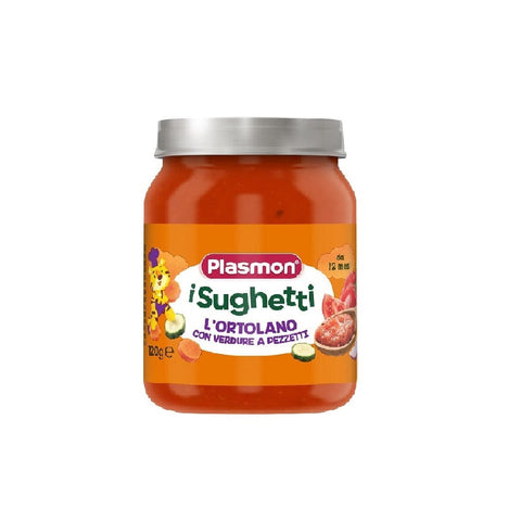 Plasmon homogenisiert 3x PLASMON Sughetti L'ortolano Soße mit gehacktem Gemüse 120gr 8001040422915