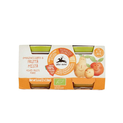 Plasmon homogenisiert MHD 30/04/2025 Alce Nero Omogeneizzato di Frutta Mista Gemischtes Fruchtpüree 2x80g 8009004810488