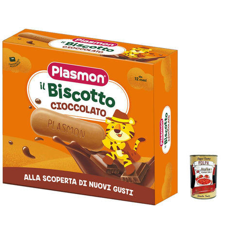 Plasmon Biscotto al cioccolato 12m+ 320 g Kekse, Zwieback & Chips italienisch Original