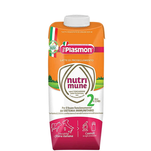 Plasmon milch Plasmon Nutri-mune 2 Nutri-Mune 2 Latte di Proseguimento liquido Flüssige Folgemilch 500 ml