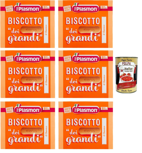 Plasmon Nudeln & Pasta 6x Plasmon il Biscotto dei Grandi 300g + Italian Gourmet polpa 400g 8388766535601