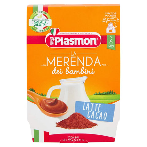 Plasmon Zubehör für Stabmixer Plasmon MERENDA LATTE CACAO 2PZ 120GR Original italienisch 8001040199060