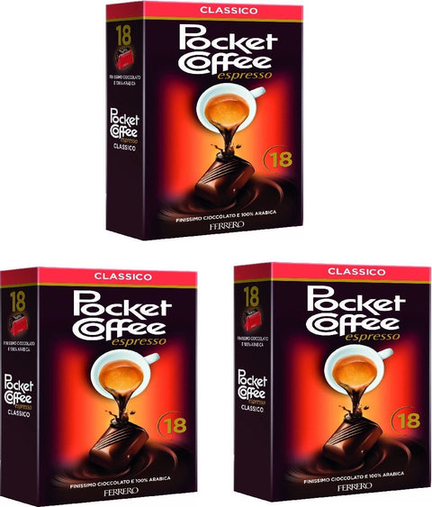 Pocket Coffee Ferrero classic Pocket Coffee ( 225 g + 18 Stück italienisch Original