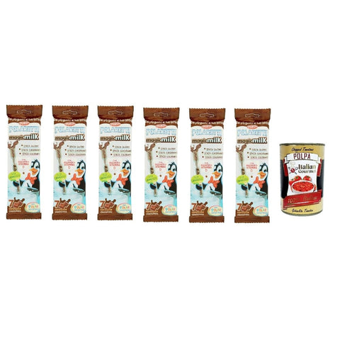 Polaretti Kakao & Heiße Schokolade Polaretti Dolfin - Polaretti MagicMilk Strohhalme Schokolade. Ohne Konservierungsstoffe glutenfrei und ohne Farbstoffe Packungen (42 Polaretti-Strohhalme) 6x 8002267021332