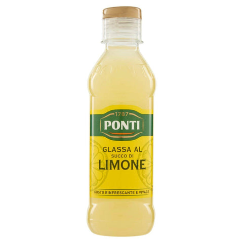 Ponti Glassa zitronensaft Feinschmecker Lebensmittel sauce 220 ml würzsaucen Barbequesaucen italienisch Original