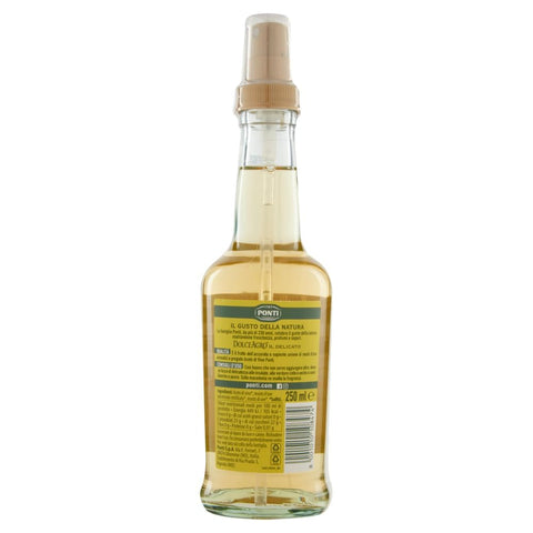 Ponti Essig 3x Ponti Essig Dolceagro Il Delicato Spray Weinessig Essig und aromatischer Traubenmost, 250ml Glasflasche 8001010105916