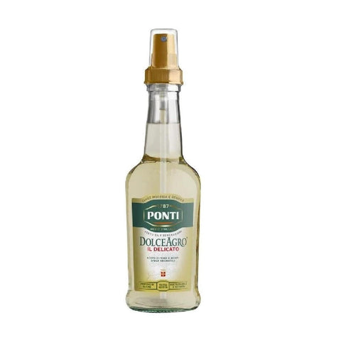 Ponti Essig 5x Ponti Essig Dolceagro Il Delicato Spray Weinessig Essig und aromatischer Traubenmost, 250ml Glasflasche Produkt mit beschädigten Etiketten SONDERANGEBOT 8001010108474