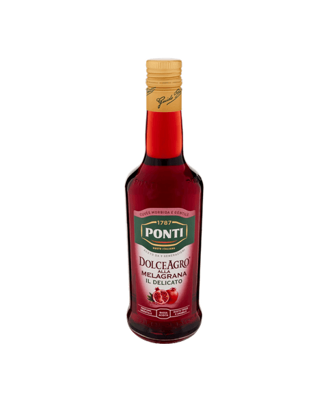 Ponti Essig Ponti Aceto Dolce Agro Melagrana Granatapfelessig 500 ml Essig bittersüß BESCHÄDIGTES ETIKETT 8001010105909