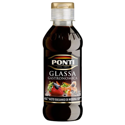 Ponti Glassa Gastronomica all'Aceto Balsamico di Modena IGP 'Balsamicocreme', 500 Gramm 1 Stk Original italienisch Essig