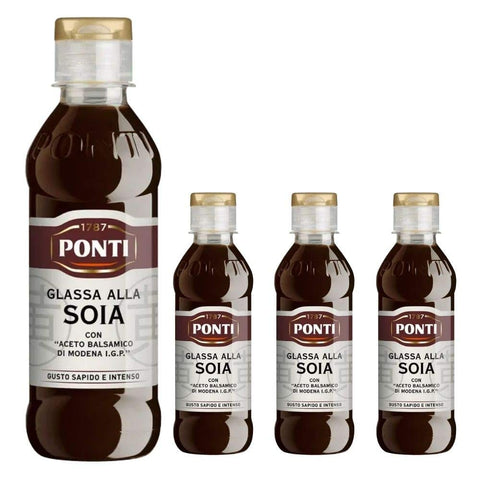 Ponti Kapseln & Pads Ponti Glassa Alla Soia Gusto Intenso 4 Confezioni da 240 Grammi 8054134292055