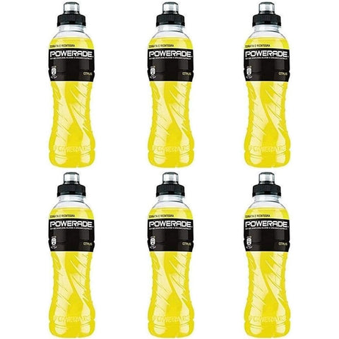 Powerade Energy Drink 6x MHD 28/05/2025 Powerade Limone Energy Drink Zitrone 50cl 5000112567625