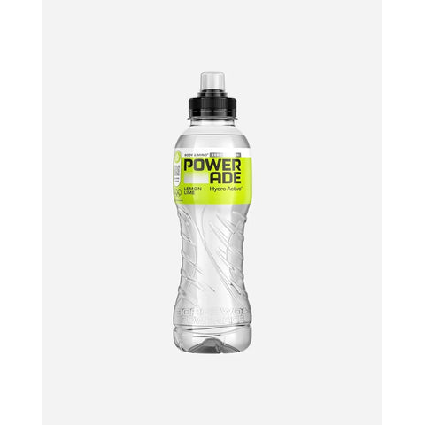 Powerade Energy Drinks 24x POWERADE Active Lemon e Lime Wasser mit Zitronen- und Limettengeschmack – Erfrischendes, kalorien- und zuckerfreies Getränk mit den Vitaminen B3 und B6 – Sportgetränk mit Mikronährstoffen in 500-ml-PET-Einwegflaschen 5449000341563
