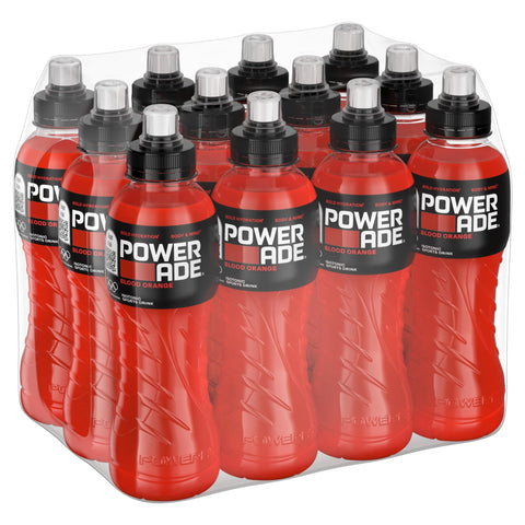 Powerade Regenerationsgetränke Powerade Blood Orange , 12er Pack (12 x 500 ml) (ohne Pfand, Lieferung nur nach Österreich) 5449000183040