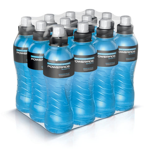 Powerade Regenerationsgetränke Powerade Sports Mountain Blast Einweg, 12 x 500 ml