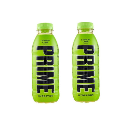Prime Energy Drink 2x MHD 01/2025 Prime Hydration Lemon Lime Energiegetränk – 500 ml 7640427570637