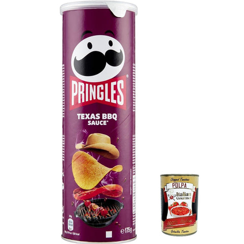 Texas BBQ Sauce – der unwiderstehliche Snack Klassiker in der praktischen – knackige Chips mit Barbequesauce Geschmack – 6x175g Original italienisch