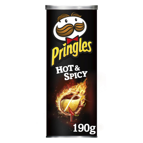 Pringles Chips Pringles Chips Hot und Spicy, 4er Pack (4 x 190 g) 5053990123575