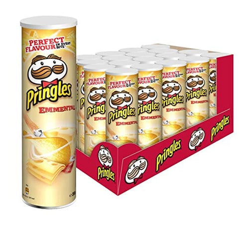 Pringles Chips Pringles Emmental | Chips mit Käse Geschmack | 19er Vorratspackung (19 x 200g) 5053990150267