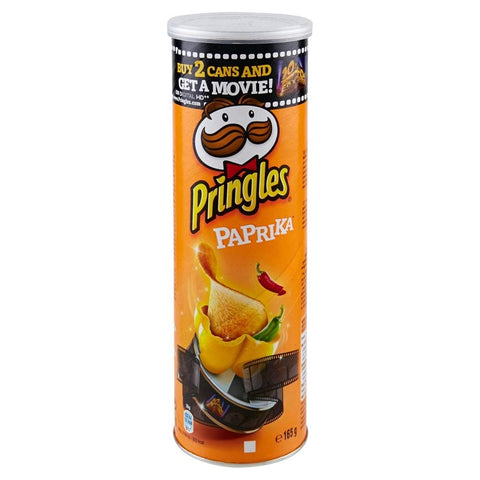 Pringles Paprika Patatine Kartoffel chips 1x165g Original italienisch Snack