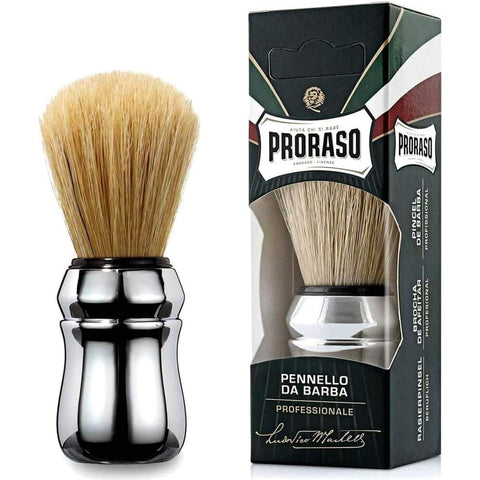 Proraso 3 Rasierpinsel aus Naturborsten für Nassrasur Professionale Rasur pinsel 1 Stk Original italienisch