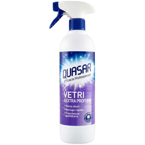 Quasar Glasreiniger staubdicht 580 ml 580 ml italienisch Original