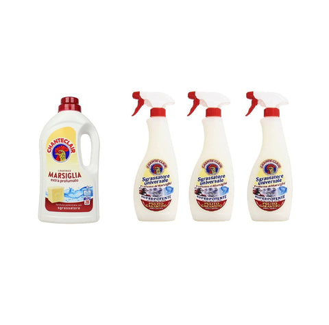 Real Chimica Allzweckreiniger Testpaket Chante Clair Marsiglia sgrassatore e detersivo lavatrice  Superstarkes Waschmittel und Waschmittel – Marseille-Duft Produkte mit beschädigten Etiketten SONDERANGEBOT 89336628904