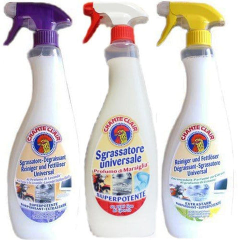 Chante Clair Testpaket 'Sgrassatore Universale', 3 Sorten 1 Stk Original italienisch Haushalt