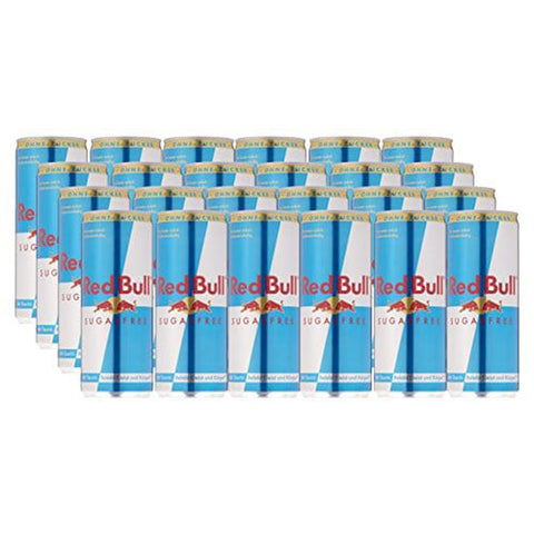 Red Bull Energy Drink Sugarfree EINWEG 24x250ml Original italienisch Getränk