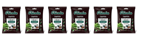 Ricola Liquirizia bonbon Lakritze mit Anis erfrischend ohne zucker 70 g 6x italienisch Original Süßigkeiten