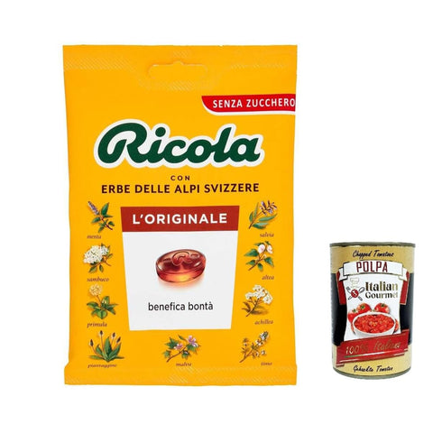 Ricola Frucht- & Kräuterbonbons Ricola L'originale, Erbe Balsamiche bonbon Balsamico Kräuter 13 Kräutern ohne zucker 70 g Frucht- & Kräuterbonbons italienisch Original 7610700601334