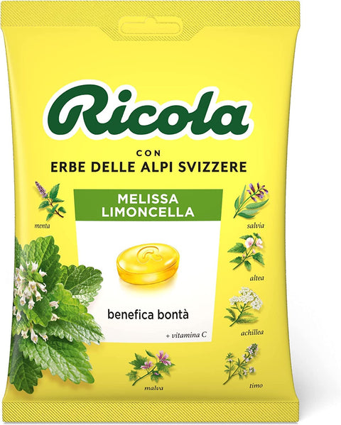Ricola Melissa Limoncella bonbon mit Zitrone und Menthol ohne zucker 70g 3x Original italienisch