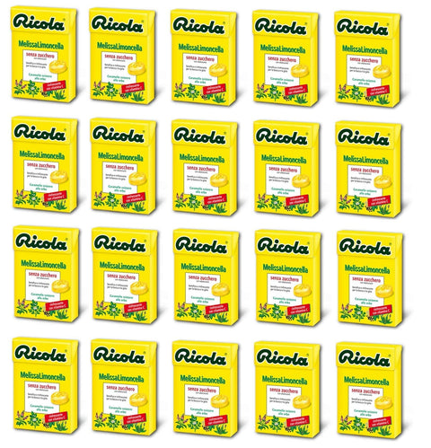 Ricola Lemon Mint Suikervrij 20 x 50 gram italienisch Original