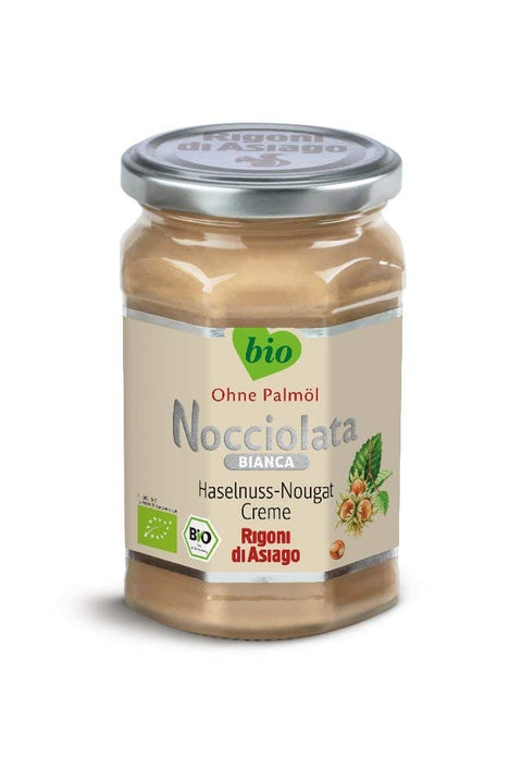 Rigoni di Asiago 0 Rigoni di Asiago - Nocciolata Bianca - 6x 270g | Nuss Nougat Creme | Haselnusscreme ohne Palmöl | Nuss Nougat Creme ohne Palmöl | Brotaufstrich 8001505002584
