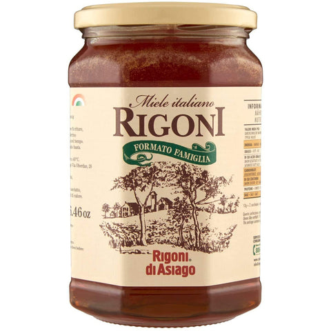 Rigoni di Asiago Miele Italiano Formato Famiglia Honig Familienformat Einmachglas 100% Italienisches Produkt Italienische Imkers Bienenstockprodukte 750 g 3x