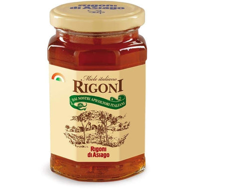 Rigoni di Asiago Miele Italiano Honig Einmachglas 100% Italienisches Produkt Italienische Imkers Bienenstockprodukte 400 g italienisch Original