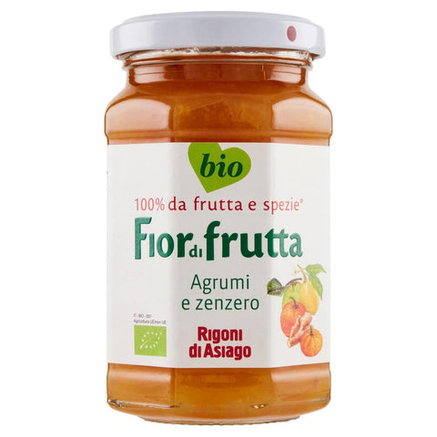 Rigoni di asiago Bio Fiordifrutta Agrumi e Zenzero Zitrus und Ingwer 6x250g Original italienisch Aufstrich