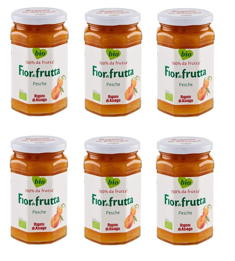 Rigoni di Asiago Fiordifrutta Pfirsich BIO Fruchtaufstrich Konfitüre 250 g Konfitüren italienisch Original