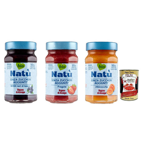 Rigoni di Asiago Natù Testpaket Bio Aprikosen Zubereitung, marmelade Ohne Zuckerzusatz 3x 240 g italienisch Original