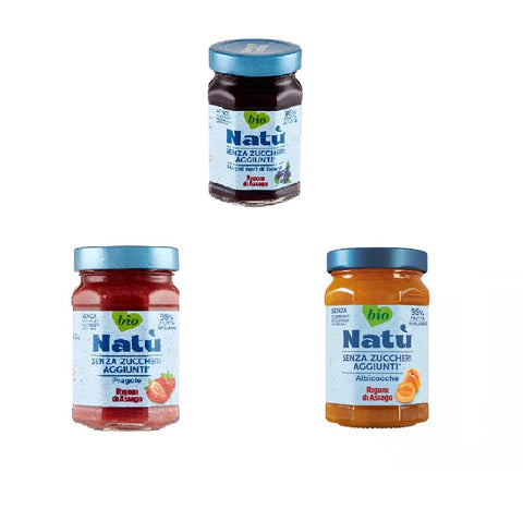 Rigoni di Asiago Marmelade Testpaket Rigoni di Asiago Natù Testpack Italienische Bio-Marmelade 3x240g