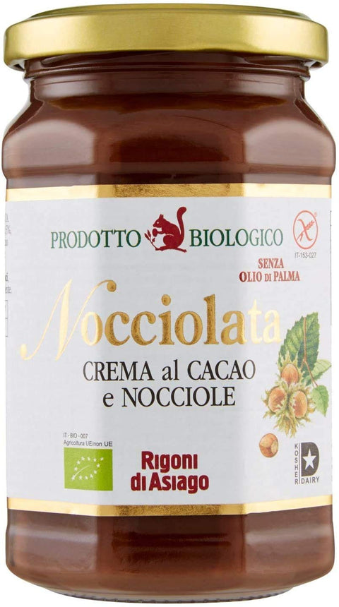 Rigoni di Asiago BIO Nuss Nougat Aufstrich schokolade Brotaufstrich 12x270g Original italienisch Gebäck