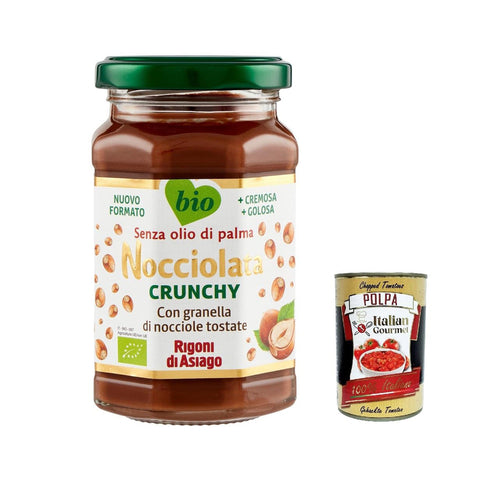 Rigoni di asiago Nocciolata Crunchy, Haselnusscreme ohne Palmöl 3x250g Original italienisch Gebäck
