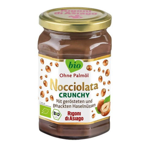 Rigoni di Asiago Nocciolata Nuss-Nougat Aufstrich Crunchy 270 g italienisch Original Schokolade
