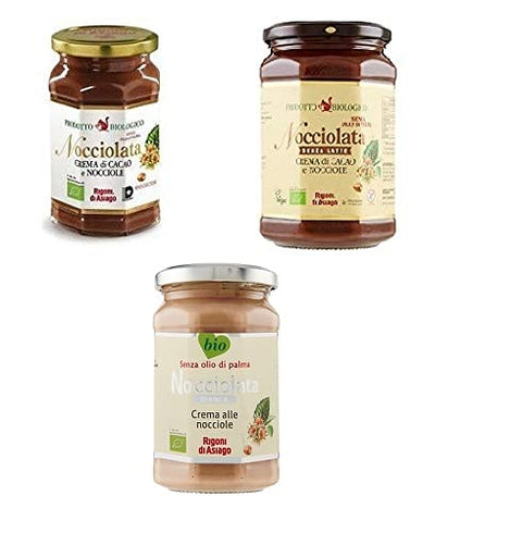 Rigoni di Asiago Schokoladenaufstrich Testpaket Rigoni di asiago cioccolata Bio Streichcreme 270g (3 x 270g) 8001505004359