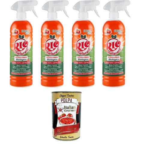 Rio Casa Mia Allzweckreiniger Rio Casa Mia Rio Melaceto Con Aceto di Mele Multiuso, pulisce e sgrassa mit Apfelessig Vielseitig einsetzbar, reinigt und entfettet 4x800 ml italienisch Original 8011941002420