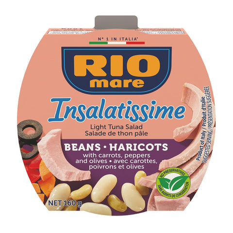 Insalatissime Fagioli e Tonno mit Thunfisch und weißen Bohnen 1 Stk Original italienisch Feinkost