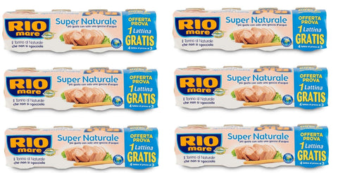 Rio Mare Aquarienfischfutter 24x Rio Mare Super Naturale Tonno 56g Thunfisch Natürlichen 8004030271173